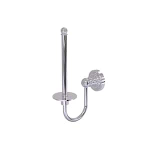 Dottingham Collection Upright Single Post Toilet Paper Holder in Polished Chrome