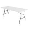 6 ft. White Folding Table