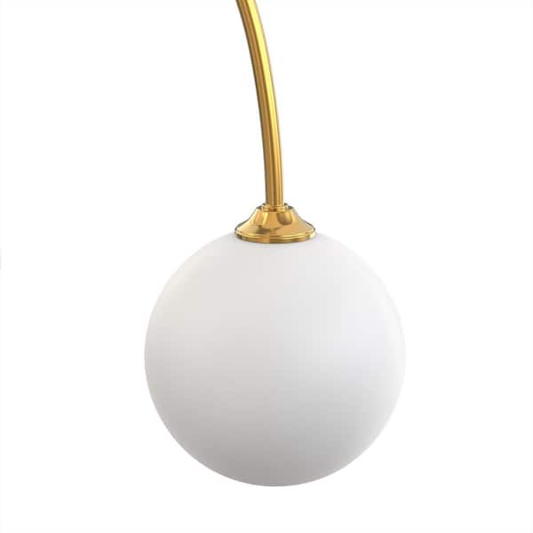 YANSUN 6-Light Gold Modern LED Pendant Light, G9 Base Hanging