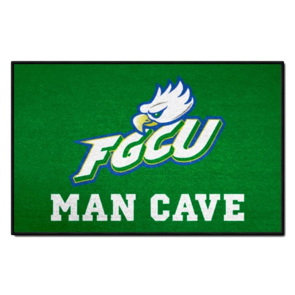 FANMATS Florida Gulf Coast Eagles Green Man Cave 1.5 ft. x 2.5 ft. Starter Mat Accent Rug