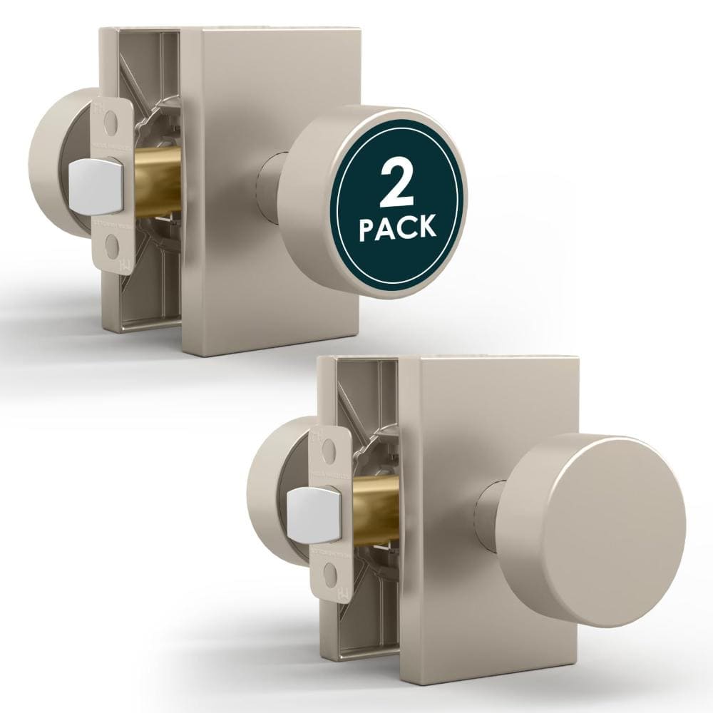 Laura Passage Door Handles - 2 Pack Reversible Interior Door Handles - Satin Nickel price history on PriceWatchPro
