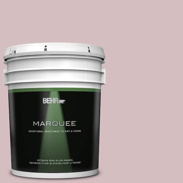 BEHR MARQUEE 5 gal. #PPU17-09 Embroidery Semi-Gloss Enamel Exterior Paint & Primer