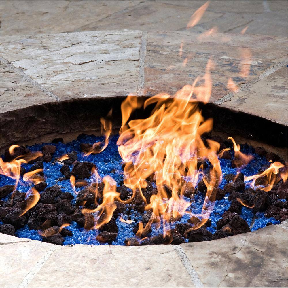 30 Inch Black Steel Circular Fire Pit Ring Burner
