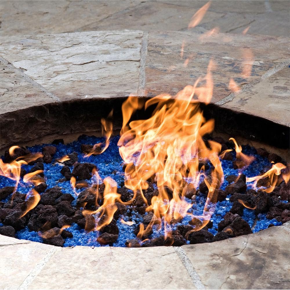 36" Black Steel Circular Fire Pit Ring Burner