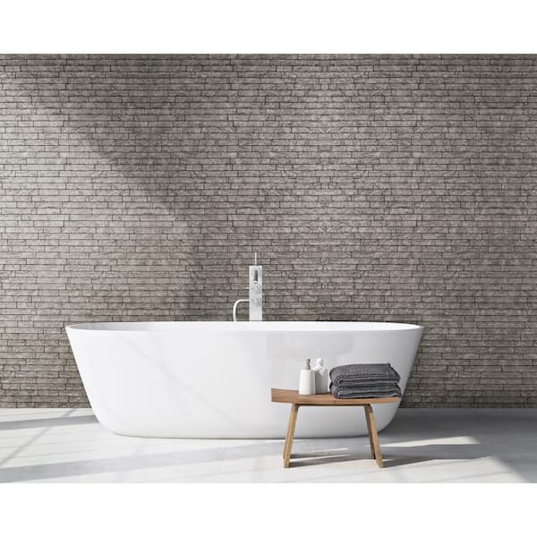 Ledge Stone Pvc Seamless 3d Wall Panels, Bathtub Wall Panels Home Depot