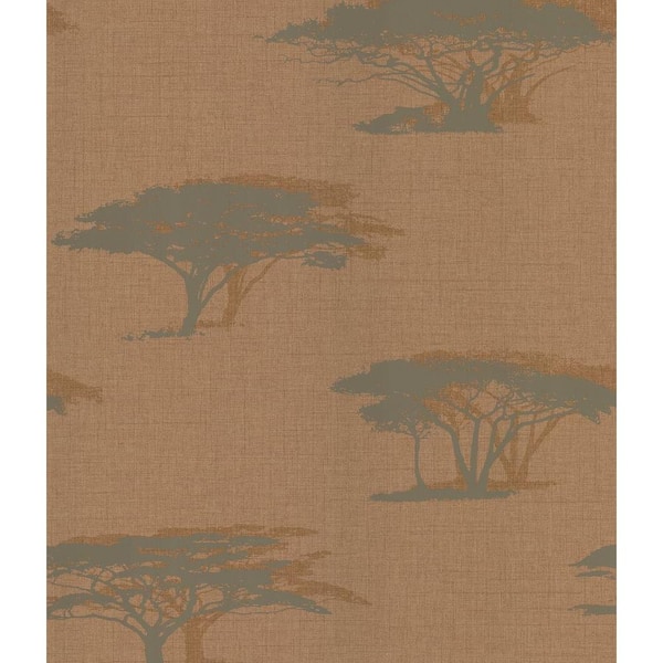 National Geographic Copper Serengeti Tree Wallpaper Sample