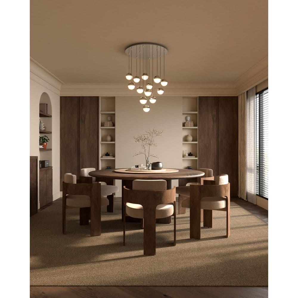 Pluto 24-in Chrome 13-Light Multi Pendant price history on PriceWatchPro