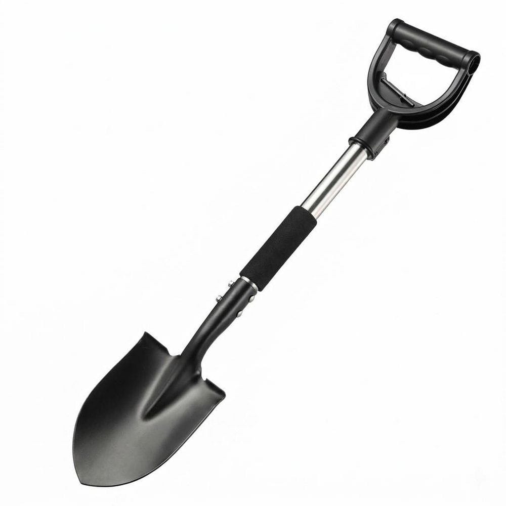31 in. ABS Handle Stainless Steel Shaft Metal Blade Shovel with D-Grip for Gardening Camping Beach Snow Removal price history on PriceWatchPro