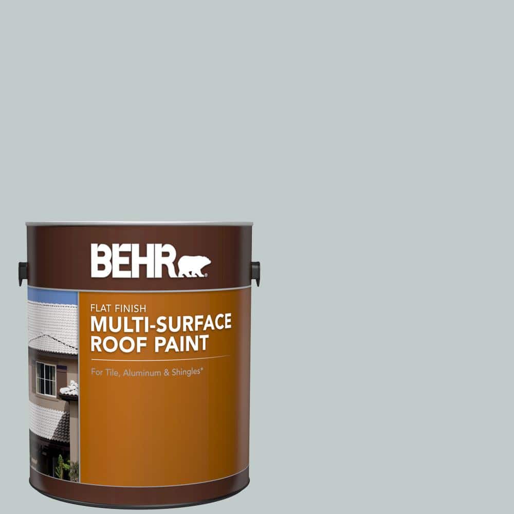 1 gal. #RP-12W Royal Slate Flat Multi-Surface Exterior Roof Paint