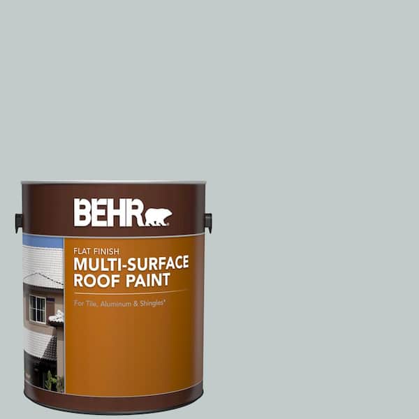 1 gal. #RP-12W Royal Slate Flat Multi-Surface Exterior Roof Paint