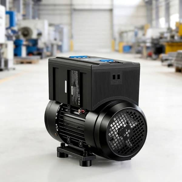 5HP 14 Amp Single Phase to 3-Phase Rotary Converter, 208-240V Input/Output, Rotary Phase Converter, Air Compressor Use
