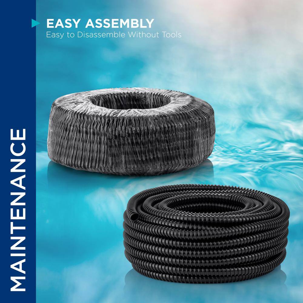 100' Black Kink-Free Flexible PVC Garden Hose