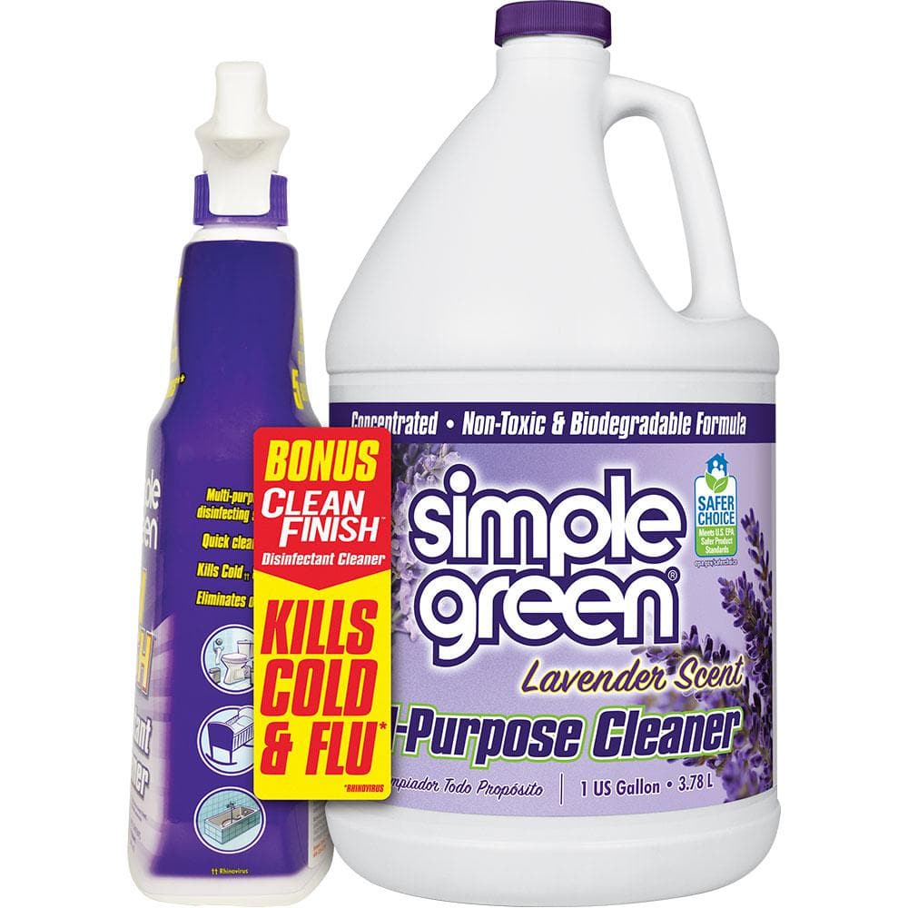 Simple Green 1 Gal. Lavender Scent AllPurpose Cleaner with 32 oz
