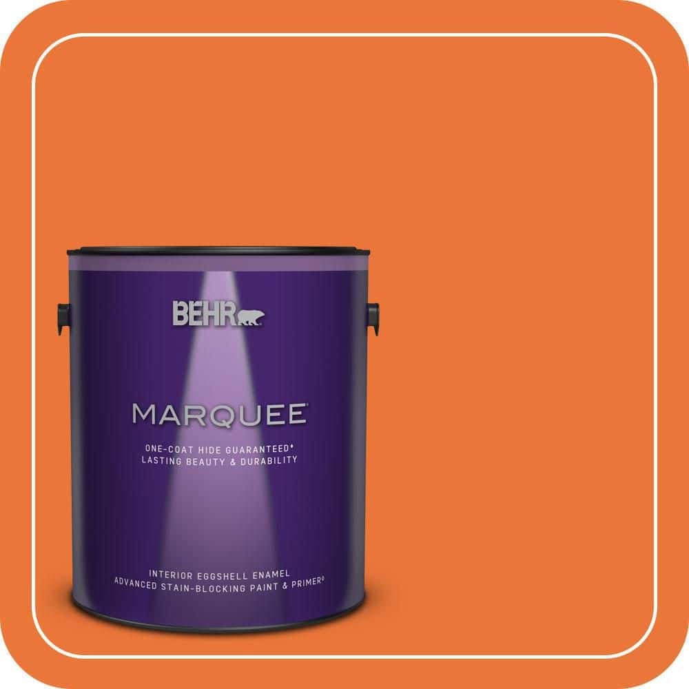 1 gal. Home Decorators Collection #HDC-MD-27 Tart Orange Eggshell Enamel Interior Paint & Primer product image for price tracking