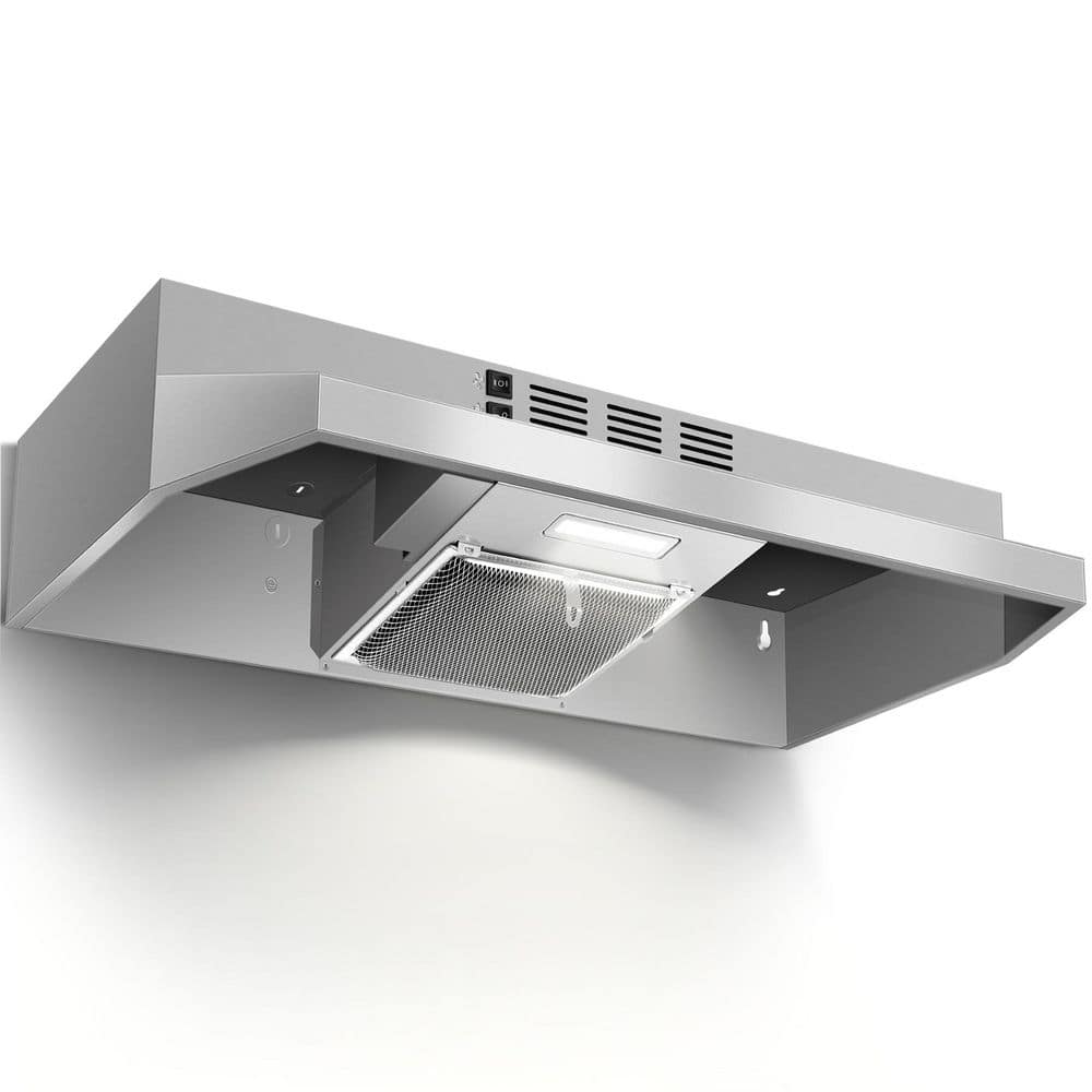24 in. 280 CFM Ductless Under Cabinet Range Hood in Stainless Steel with 2-Speeds Fan, Bright LED Light price history on PriceWatchPro