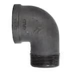 1-1/2 in. Black Iron 90° Street Elbow