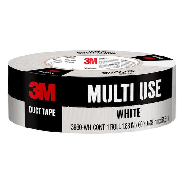 3M 1.88 in. x 60 yds. White Duct Tape