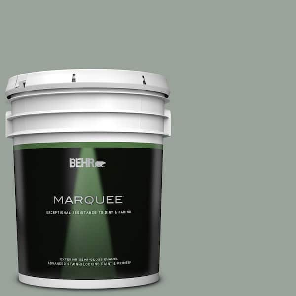 BEHR MARQUEE 5 gal. #700F-4 Pinedale Shores Semi-Gloss Enamel Exterior Paint & Primer