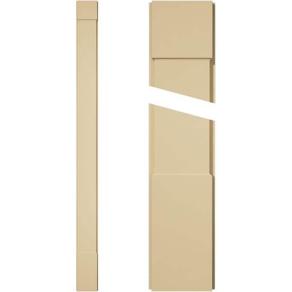Ekena Millwork 2 in. D x 9 in. W x 120 in. L Primed Polyurethane Pilaster 1-Pack
