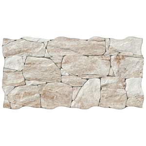 Caldera Roques Sand 12-5/8 in. x 25-1/8 in. Porcelain Floor and Wall Tile (11.2 sq. ft./Case)