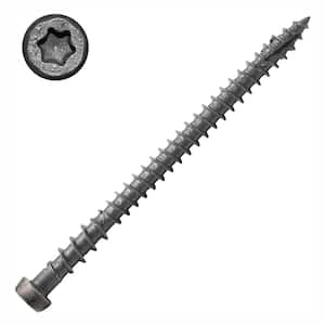 #10 x 2-3/4 in. Star Drive Self-Countersinking Flat Head ACQ Compatible Gray Composite Deck Screws (75 per Pack)
