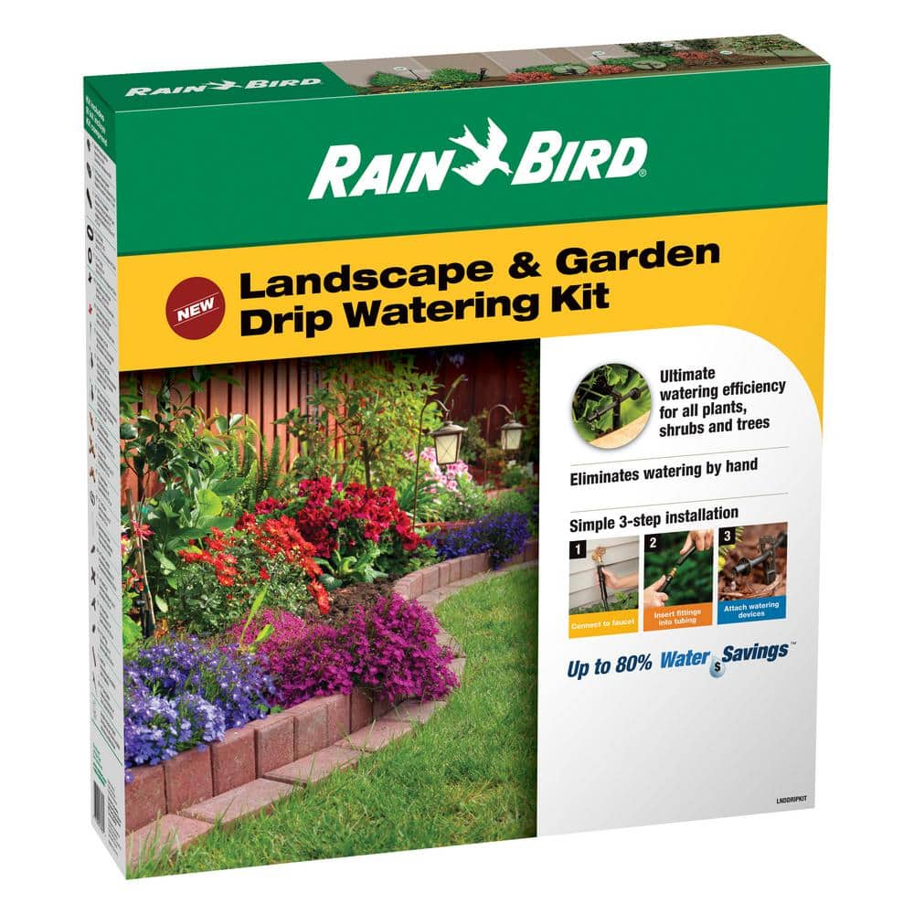 Rain Bird Landscape and Garden Drip Watering Kit LNDDRIPKIT The Home Depot