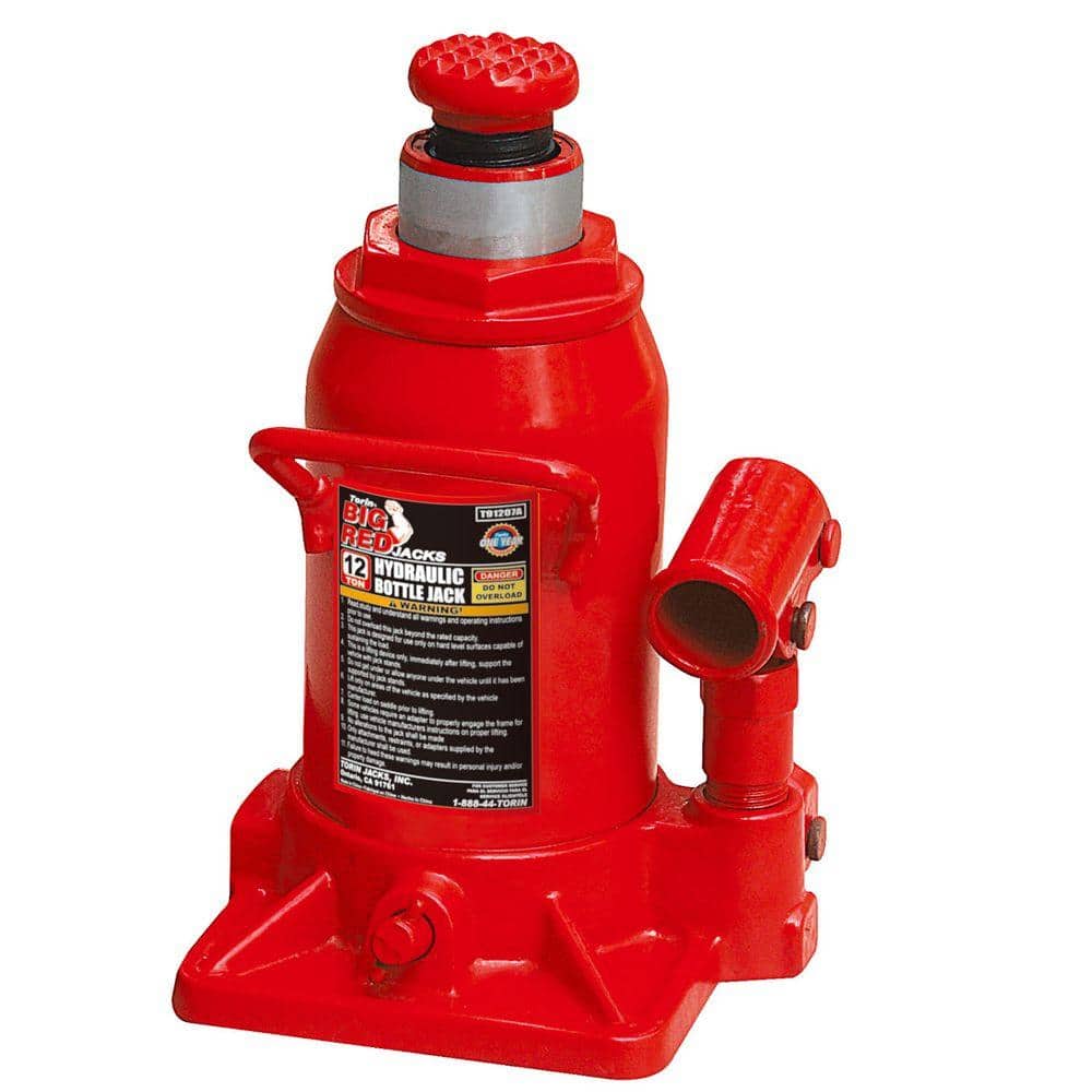 Big Red 12 Ton Low Profile Bottle Jack T91207 The Home Depot