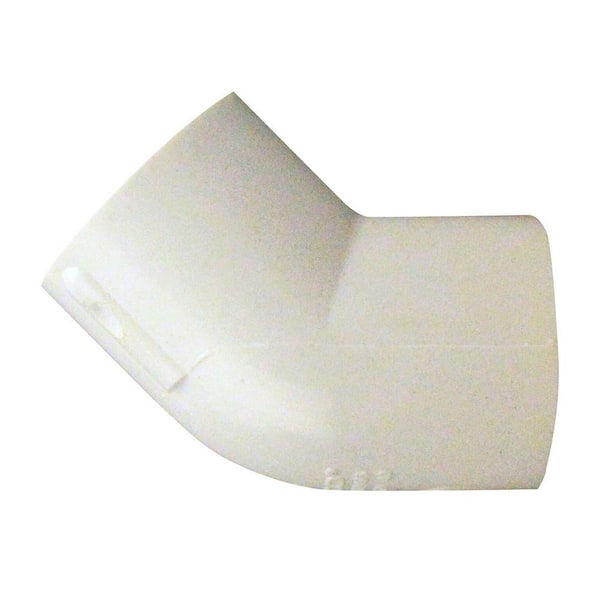 LASCO 3/4 in. Schedule 40 PVC 45-Degree Elbow (40-Pack)
