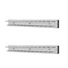 Rev-A-Shelf Chrome 14 in. Extending 25-Hook Tie Organization Rack (2-Pack) 2 x TRC-14CR