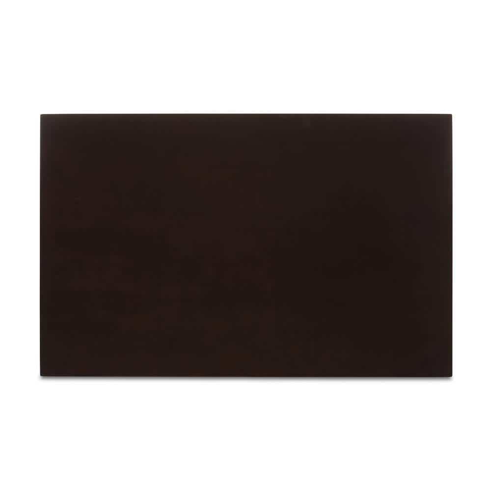 Rosie Contemporary 5-Piece Dark Brown Faux Leather Dining Set