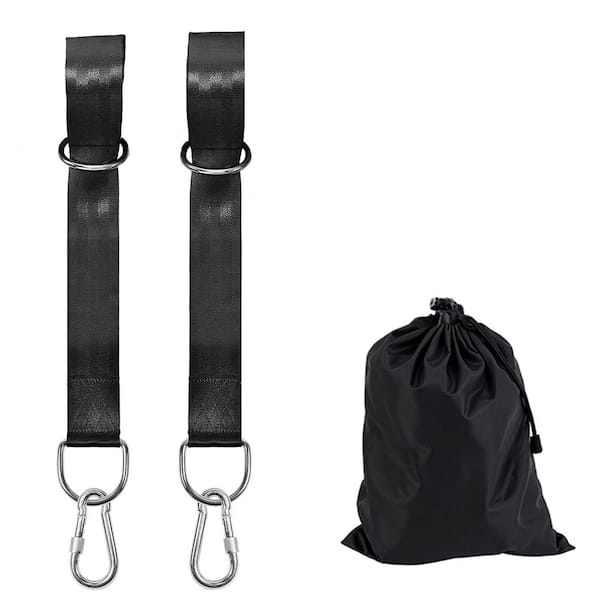 Tree Swing Hanging Straps Kit 5ft Extra Long Holds 2000 lbs with Carabiner Hooks for Swings & Hammocks Easy Installation