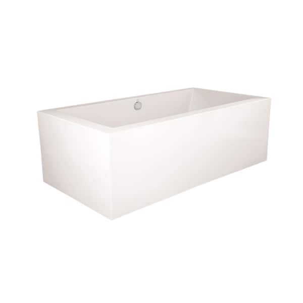 Hydro Systems Chagall 72 in. Acrylic Flatbottom Air Bath Bathtub in White