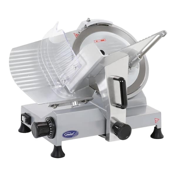 Foodservice Manual Commercial Food Slicer, 12 Inch Knife, Medium to Heavy Duty, in Stainless Steel
