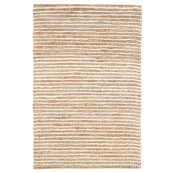 Twiggy Handwoven Wool/Jute by Bunny Williams Natural 6 ft. x 9 ft. Indoor Area Rug