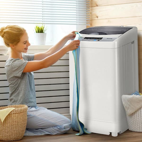Compact lightweight Portable Washing Machine 10lbs Washer w/ Spin