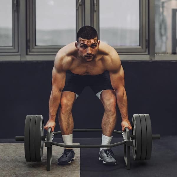 SKYSHALO Trap Bar, 500 Hex Barbell Trap Bar, Squat