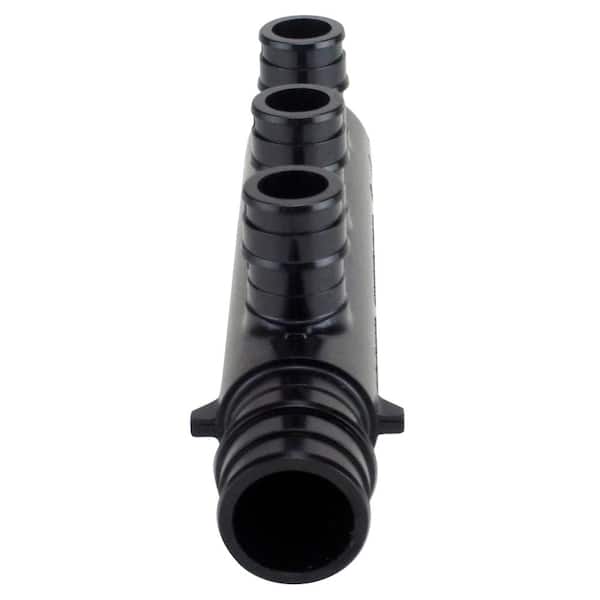 Collecteur PEX A 3/4" Avec 3 Sorties 1/2" - En Plastique PPSU, Pour Eau Potable, Facile à Installer