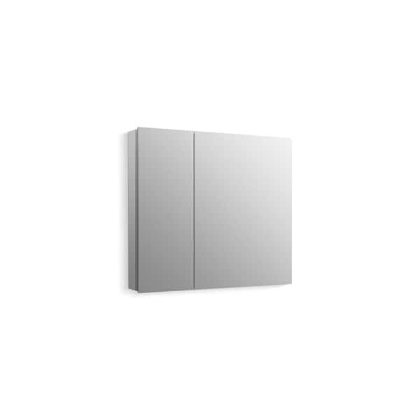 Embark Slim 30 in. W x 26 in. H Rectangular Two-Door Medicine Cabinet with Mirror