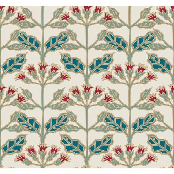 Cfa Voysey Fabric Wallpaper and Home Decor  Spoonflower