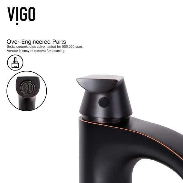 Vigo on sale VG03013ARB Linus Vessel Sink Bathroom Faucet in Antique Rubbed Bronze