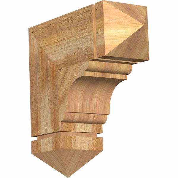 Ekena Millwork 6 in. x 18 in. x 18 in. Western Red Cedar Olympic Arts and Crafts Rough Sawn
