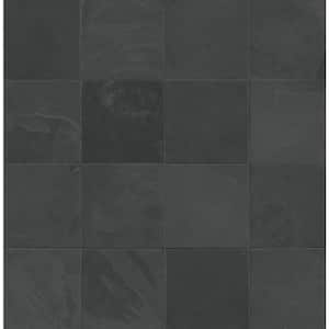 Montauk Black Classic Gauged Slate Tile, 12 in. x 12 in. Floor and Wall (10 sq. ft. / case)
