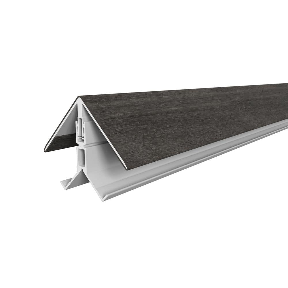 Alusions 2.87 in. x 3.56 in. x 8 ft. Argentinian Silver Gray Composite Aluminum Outside Corner Trim Kit for 1 in. Board price history on PriceWatchPro