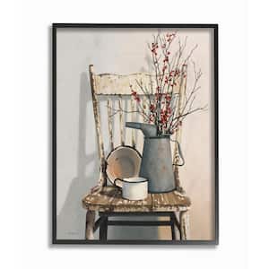 11 in. x 14 in. "Vintage Rustic Things Neutral Painting" by Cecile Baird Framed Wall Art