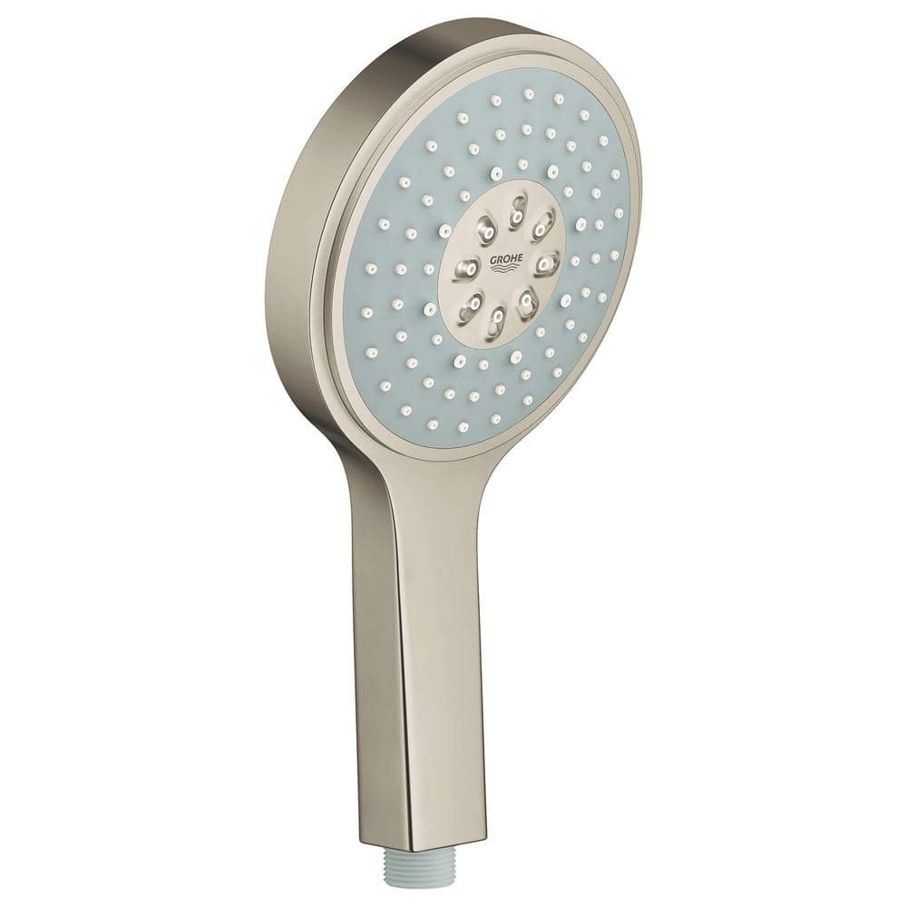 Zijn bekend Nathaniel Ward ondernemer GROHE Power and Soul Cosmopolitan 4-Spray Patterns with 2.5 GPM 5 in. Wall  Mount Handheld Shower Head in Brushed Nickel-27664EN0 - The Home Depot