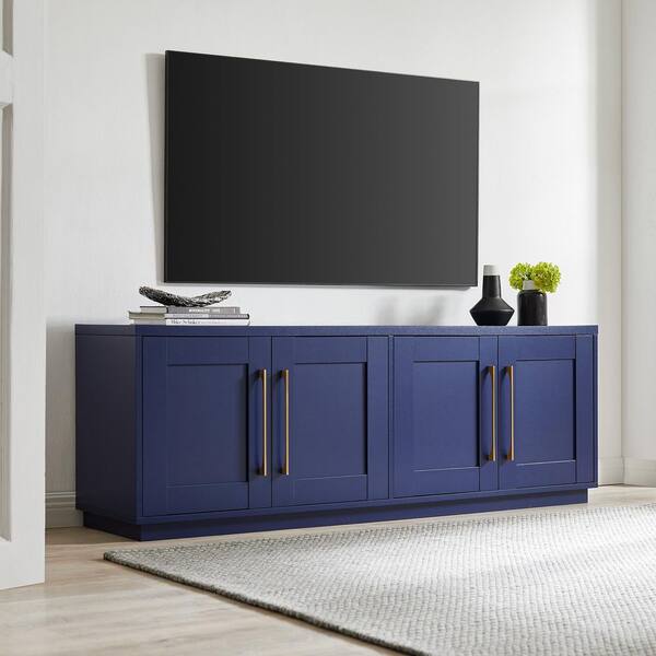 Meyer&Cross Tillman 68 in. Dark Blue TV Stand Fits TV's up to 75