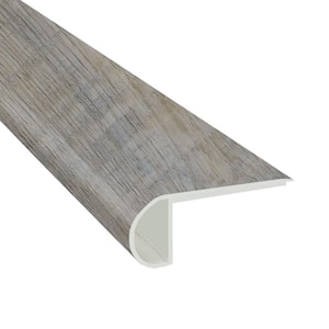 Hickory Lake 3/4 in. Thick x 2 3/4 in. Wide x 94 in. Length Luxury Vinyl Flush Stairnose Molding