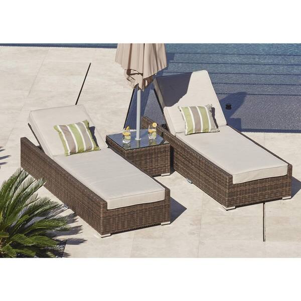 3 Piece Outdoor Chaise Lounge Set Off 72, Purple Leaf Patio Chaise Lounge Sets 3 Pieces Outdoor Chair