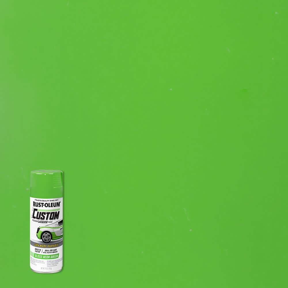 2 x Fluorescent Neon Green Aerosol Spray Paint DIY 200ml Auto Car 151  Quality 