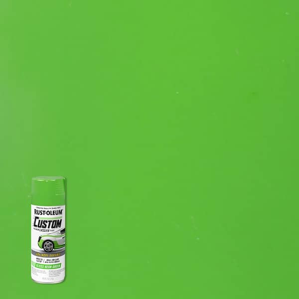 Rust-Oleum Automotive 11 oz. Gloss Neon Green Custom Lacquer Spray Paint  (6-Pack) 323349 - The Home Depot